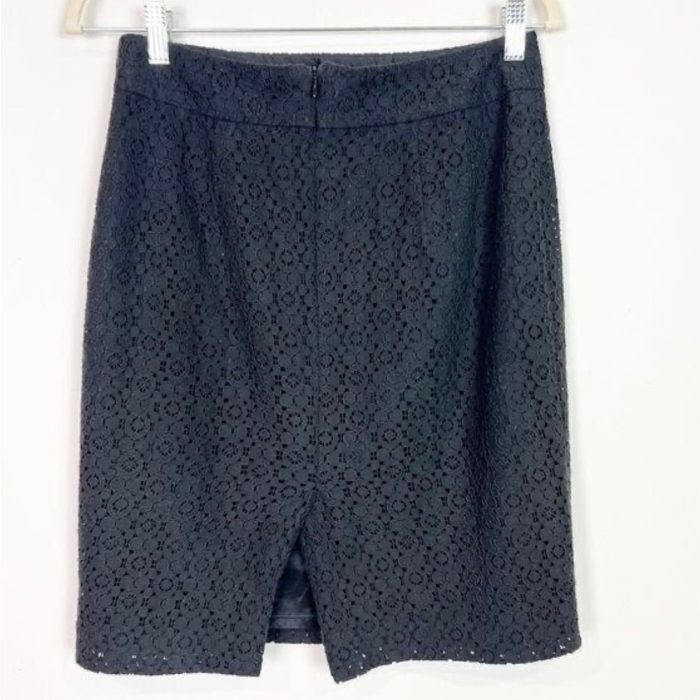 Banana Republic Black Lace Pencil Skirt